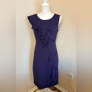 Calvin Klein Elegant Purple Dress - Freshly Dry cleaned!